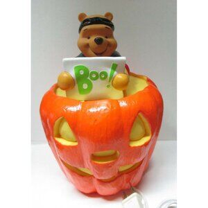 Winnie the Pooh Pumpkin Holiday Animated Motion 10" Figure #1